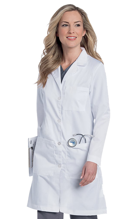 لابكوت بأربع أزارير امامية~LABCOAT WITH FOUR BUTTON CLOSUR