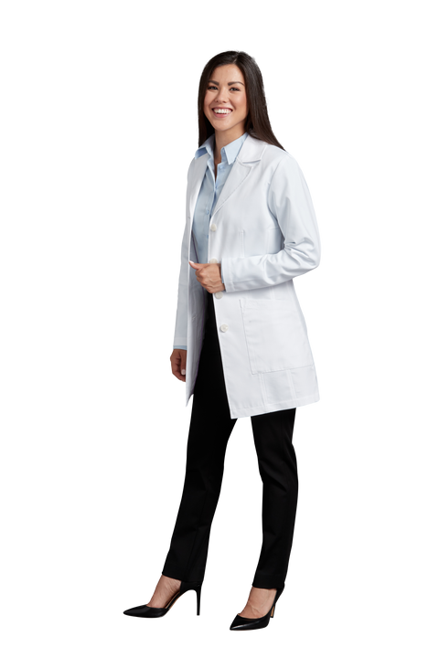 تيلرد لابكوت متوسط الطول~Tailored Mid Length Lab Coat