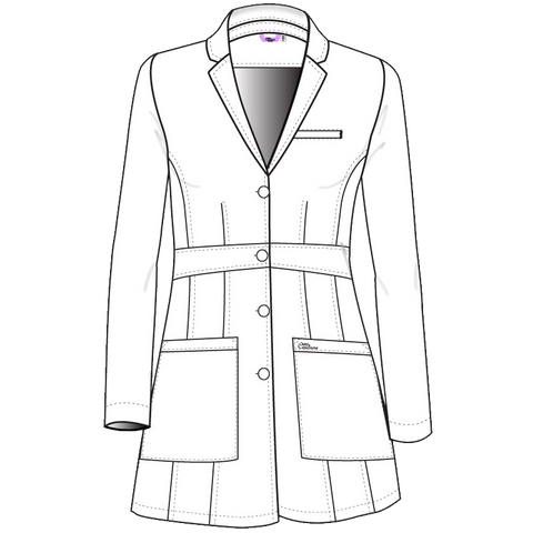 تيلرد امبير لابكوت متوسط الطول~Tailored Empire Mid Length Lab Coat