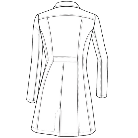 تيلرد امبير لابكوت طويل~Tailored Empire Long Length Lab Coat