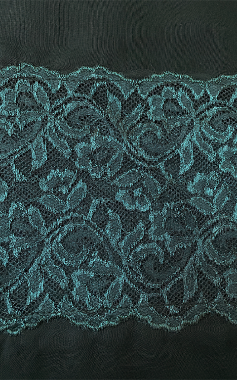 طرحة بوال  ياباني مع دانتيل~ Japanese Voile Lace Scarf 18