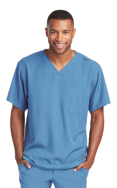 بلوزة سكتشرز جيب واحد ~One pocket Scrub Top
